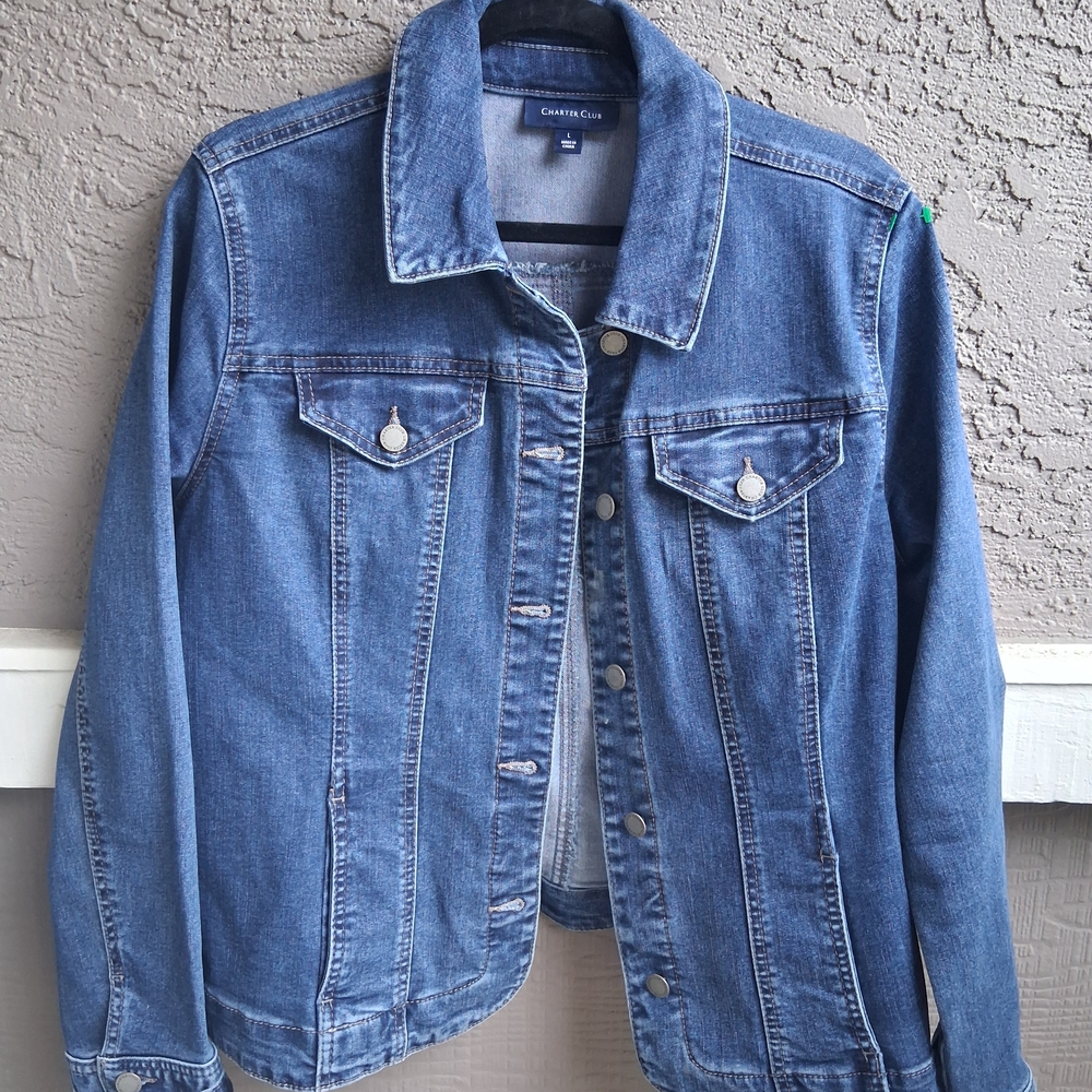 Caslon Women's Blue Denim Jacket